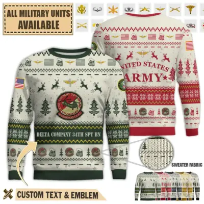 delta company 34th support battalion 6th cav wagonmasterspremium ugly sweater 3x6ot