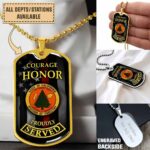 California Division of Forestry CDF CA_Dogtag