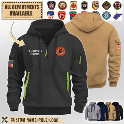 dekalb fire department gapremium quarter zip hoodie tvljx