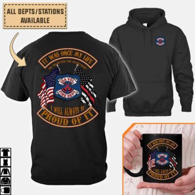 ida volunteer fire department micotton printed shirts v23jq
