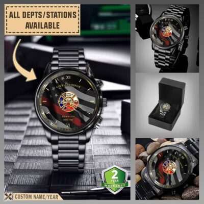 marble falls volunteer fire department txblack wrist watch gq0kl