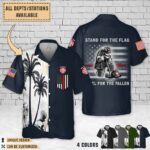 New Alluwe Volunteer Fire Department OK_Palm Tree Hawaiian Shirt