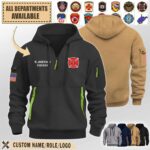 old fort fire department scpremium quarter zip hoodie yoqem