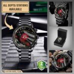 Professional Fire Fighters of Idaho ID_Black Wrist Watch