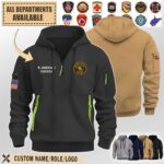 rochester ny fire dept nypremium quarter zip hoodie em97w