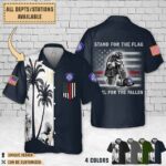 West Walworth Fire Department NY_Palm Tree Hawaiian Shirt