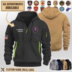 wildland fire department txpremium quarter zip hoodie 7cmhw
