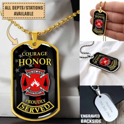wildland firefightersdogtag 06mzq
