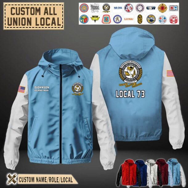 custom union localwindbreaker jacket 7nohc