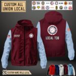 custom union localwindbreaker jacket qn3tq