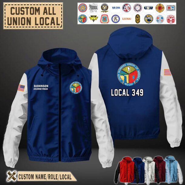 custom union localwindbreaker jacket x9pxo