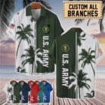 Custom US Branches_Palm Tree Pocket Hawaiian Shirt