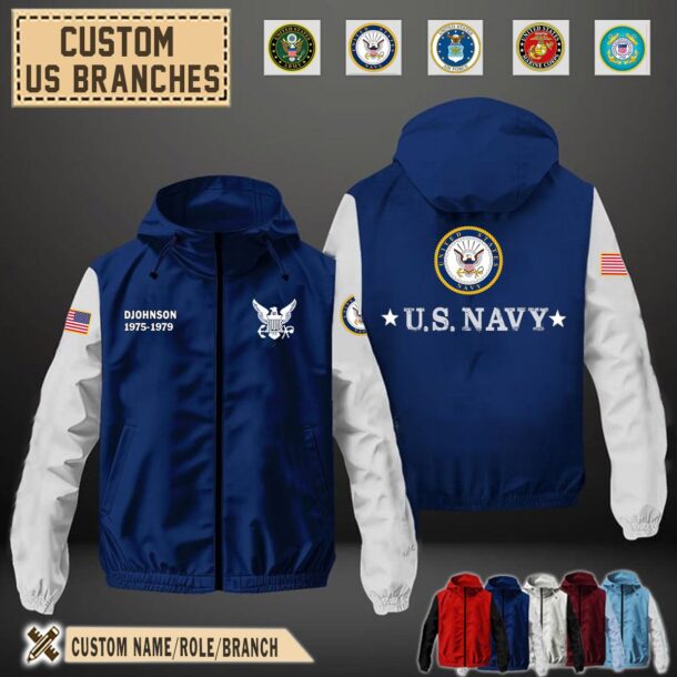 custom us brancheswindbreaker jacket dq2ra