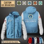 custom us brancheswindbreaker jacket qa2wu