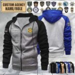 Delaware Department of Correction DE_Raglan Zip Hoodie