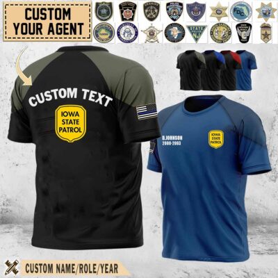 iowa state patrol iaaop tshirt 11 0lxrk