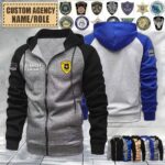 Salt Lake City Police Department UT_Raglan Zip Hoodie