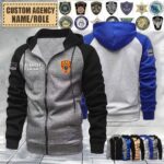 Suffolk County Police Department NY_Raglan Zip Hoodie