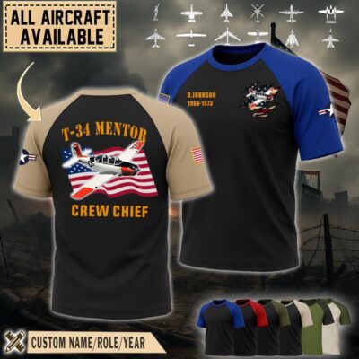 beechcraft t 34 mentor t34raglan tshirt1 tu6i9