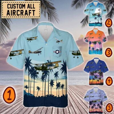 cessna l 19 o 1 bird dog l19 o1pocket hawaiian shirt 46yub