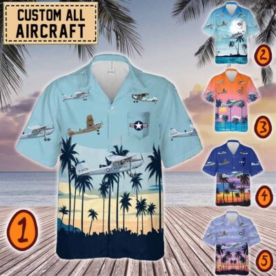 cessna o 1e bird dog o1epocket hawaiian shirt zyabt