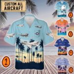 North American FJ-4 Fury FJ4_Pocket Hawaiian Shirt