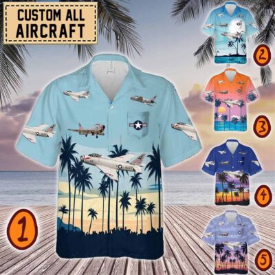 north american fj 4 fury fj4pocket hawaiian shirt gu505