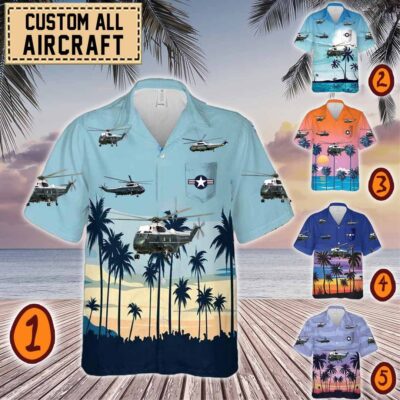 sikorsky vh 3 marine one vh3pocket hawaiian shirt 82z0n