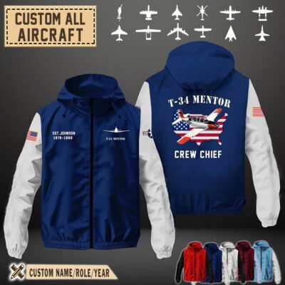 beechcraft t 34 mentor t34flag windbreaker jackets1 26ixm