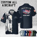Boeing WC-135R WC135R_Flag Pocket Hawaiian Shirt
