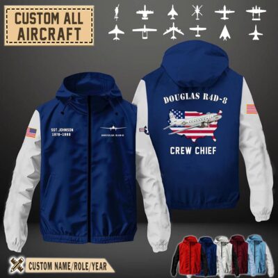 douglas r4d 8 c 117d r4d8 c117dflag windbreaker jackets1 iqpsc