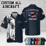 U-2 Dragon Lady U2_Flag Pocket Hawaiian Shirt