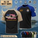 uss harlan county lst 1196raglan tshirt1 box9r