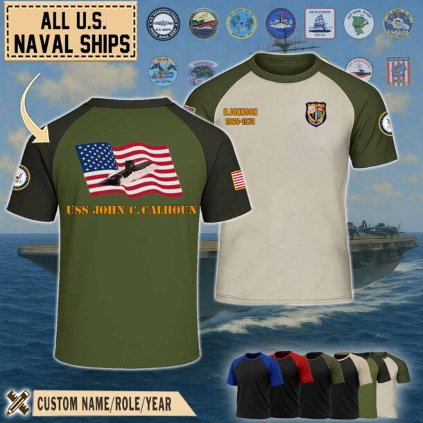 uss john c calhoun ssbn 630raglan tshirt2 tv7le