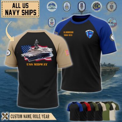uss midway cva 41raglan tshirt1 o9prk