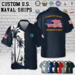 uss minneapolissaint paul ssn 708flag pocket hawaiian shirt1 cywbj