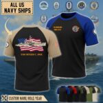 uss myles c fox dd 829raglan tshirt1 1paw4
