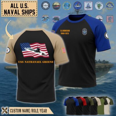 uss nathanael greene ssbn 636raglan tshirt1 jcvfq