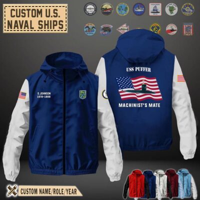 uss puffer ssn 652flag windbreaker jackets1 9i9md