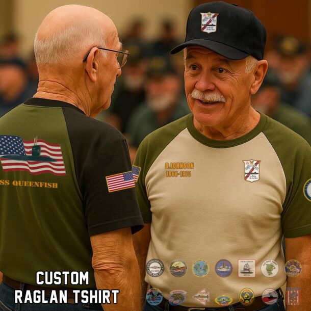 uss queenfish ssn 651raglan tshirt3 4jhon