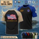 uss robert e lee ssbn 601raglan tshirt1 ynm8a