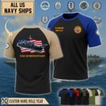 uss schenectady lst 1185raglan tshirt1 0ajua
