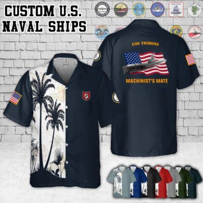 uss tigrone ss 419flag pocket hawaiian shirt1 y9wbo