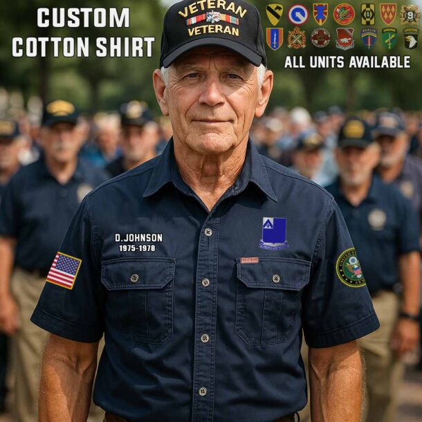 185th infantry regimentcotton cargo shirts2 cm7cf