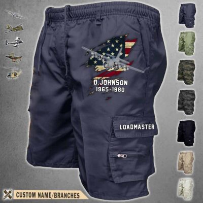 ac 130 gunship ac130aircraft cargo shorts1 x9muu