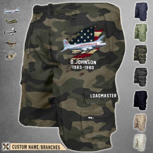 c 54 skymaster c54aircraft cargo shorts2 m4xud
