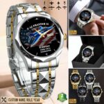 F-4J Phantom II Blue Angels F4J_Aircraft Stainless Steel Watch