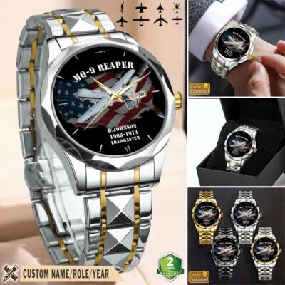 mq 9 reaper mq9stainless steel watch 2025 2rpw5