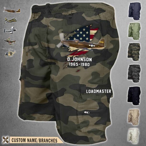p 63 kingcobra p63aircraft cargo shorts2 xwqup