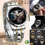 RH-53D Sea Stallion RH53D_Aircraft Stainless Steel Watch